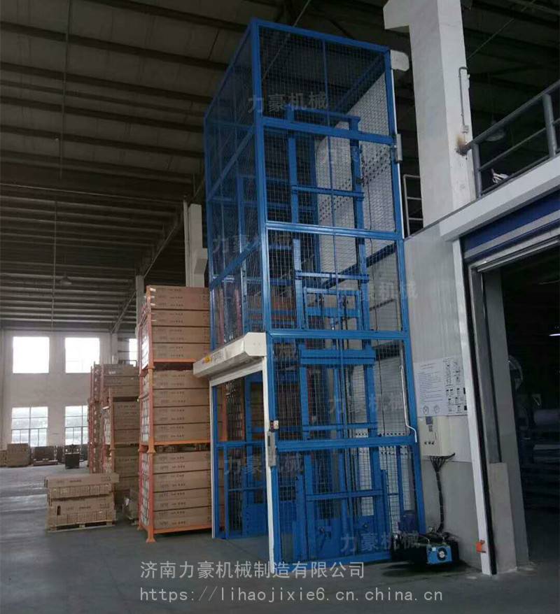 承德升降貨梯-5噸電動升降貨梯-電動貨梯報價-力豪機械